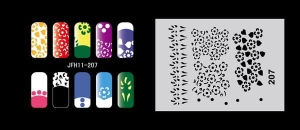 Disegno per le unghie (aerografo nail art) Fengda JFH11-207
