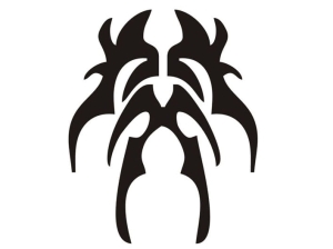 Disegno di tatuaggio aerografo V032