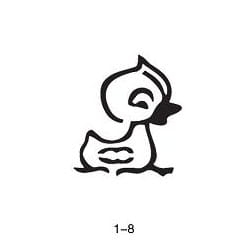 Disegno per glitter tattoo Fengda 01-08