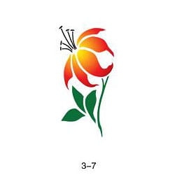 Disegno per glitter tattoo Fengda 03-07