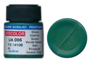 Colore LifeColor UA086 mimetic interior green