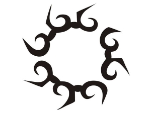 Disegno di tatuaggio aerografo V004