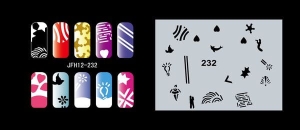 Disegno per le unghie (aerografo nail art) Fengda JFH12-232