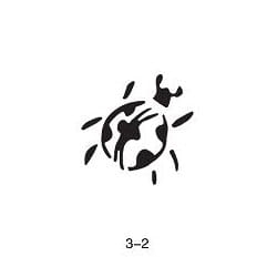 Disegno per glitter tattoo Fengda 03-02