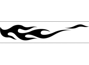 Disegno aerografo fiamme/flames C053