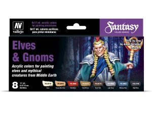 Vallejo Fantasy Set 70242 Elves and Gnoms (8)