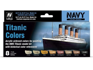 Vallejo Model Air Set 71646 Titanic Colors (8)