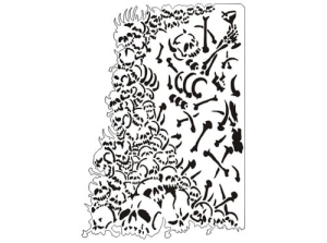 Disegno aerografo teschi/skull B007