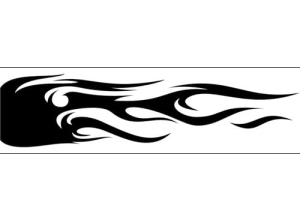 Disegno aerografo fiamme/flames C177