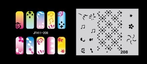 Disegno per le unghie (aerografo nail art) Fengda JFH11-208