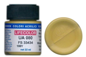 Colore LifeColor UA080 mimetic yellow 3