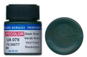 Colore LifeColor UA078 mimetic dark green