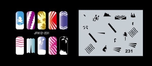 Disegno per le unghie (aerografo nail art) Fengda JFH12-231