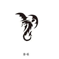 Disegno per glitter tattoo Fengda 08-06