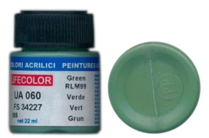Colore LifeColor UA060 mimetic green rim 99