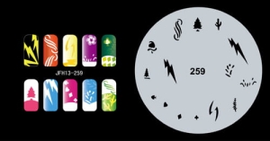 Disegno per le unghie (aerografo nail art) Fengda JFH13-259
