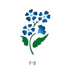 Disegno per glitter tattoo Fengda 07-02