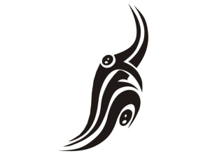 Disegno di tatuaggio aerografo V039