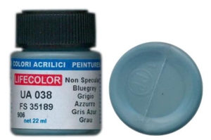 Colore LifeColor UA038 mimetic non specular blue grey
