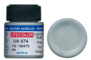 Colore LifeColor UA074 mimetic light blue rim 76