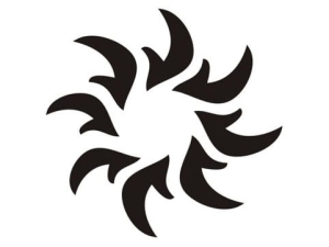 Disegno di tatuaggio aerografo V005