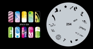 Disegno per le unghie (aerografo nail art) Fengda JFH13-254