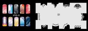 Disegno per le unghie (aerografo nail art) Fengda JFH03-051