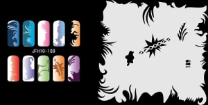 Disegno per le unghie (aerografo nail art) Fengda JFH10-189