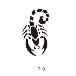 Disegno per glitter tattoo Fengda 07-09