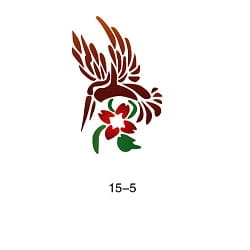 Disegno per glitter tattoo Fengda 15-05