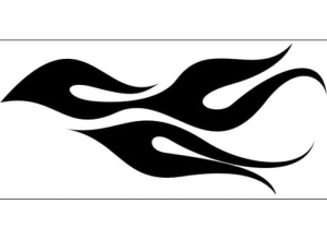 Disegno aerografo fiamme/flames C032