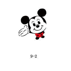 Disegno per glitter tattoo Fengda 09-02