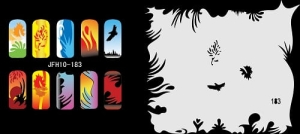 Disegno per le unghie (aerografo nail art) Fengda JFH10-183