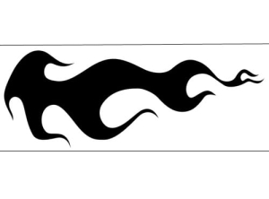 Disegno aerografo fiamme/flames C016