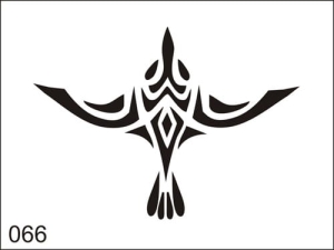 Disegno di tatuaggio aerografo M066