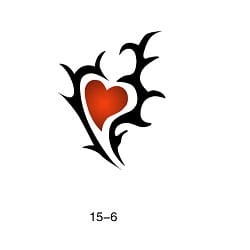 Disegno per glitter tattoo Fengda 15-06