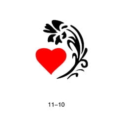 Disegno per glitter tattoo Fengda 11-10