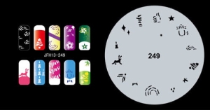 Disegno per le unghie (aerografo nail art) Fengda JFH13-249