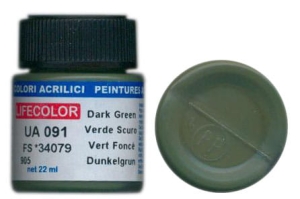 Colore LifeColor UA091 mimetic dark green