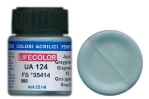 Colore LifeColor UA124 mimetic japan grey green a5