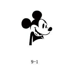 Disegno per glitter tattoo Fengda 09-01