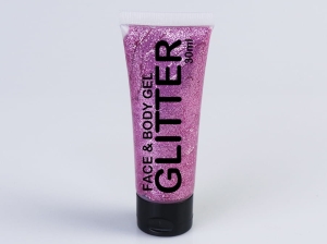 Glitter Gel Tube baby pink 30 ml