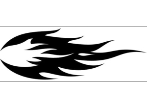 Disegno aerografo fiamme/flames C041