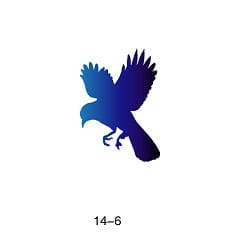 Disegno per glitter tattoo Fengda 14-06