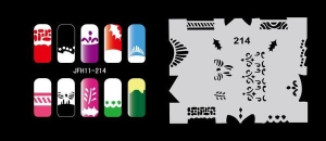 Disegno per le unghie (aerografo nail art) Fengda JFH11-214