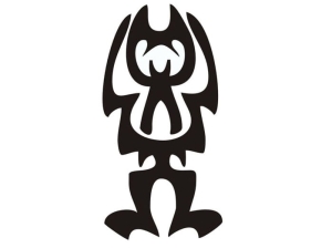 Disegno di tatuaggio aerografo V029