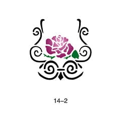 Disegno per glitter tattoo Fengda 14-02