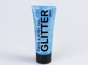 UV Glitter Gel Tube blue 30 ml