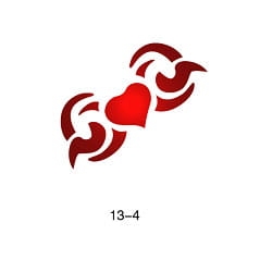 Disegno per glitter tattoo Fengda 13-04